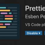【Visual Studio Code】コードフォーマッタ Prettierを使う方法
